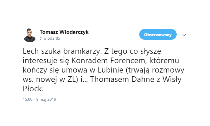 DWÓCH bramkarzy z Ekstraklasy na celowniku Lecha Poznań